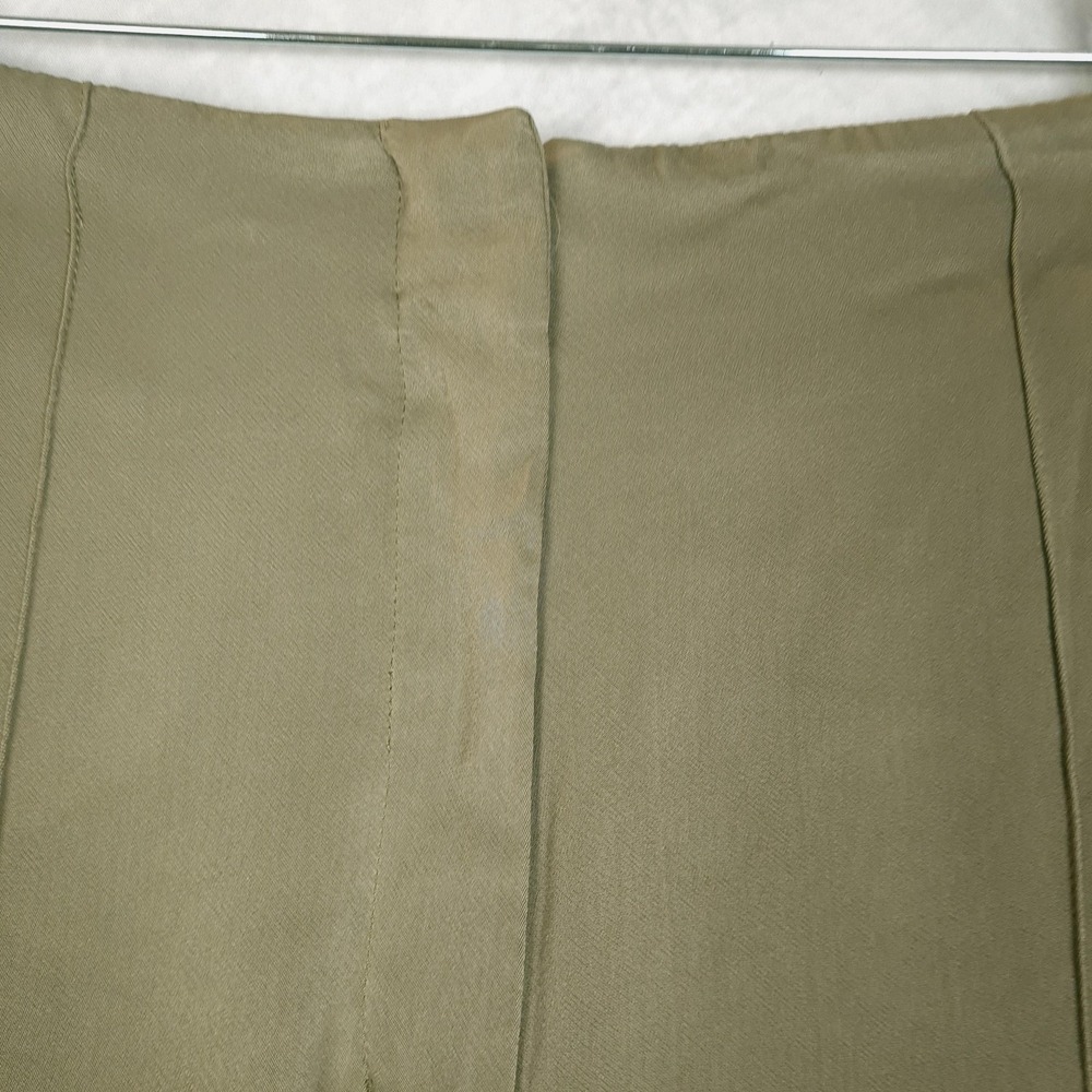 3.1 Phillip Lim Pants Womens 6 Green Viscose Jogger Elastic Cuff Relaxed Pull On - Picture 4 of 16